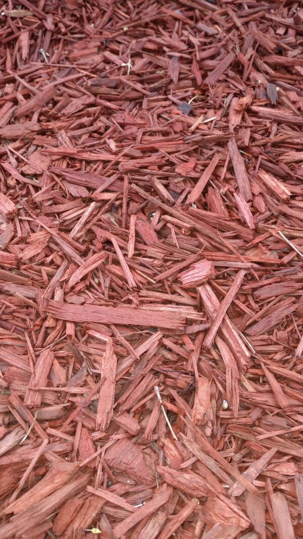Dyed Red Mulch